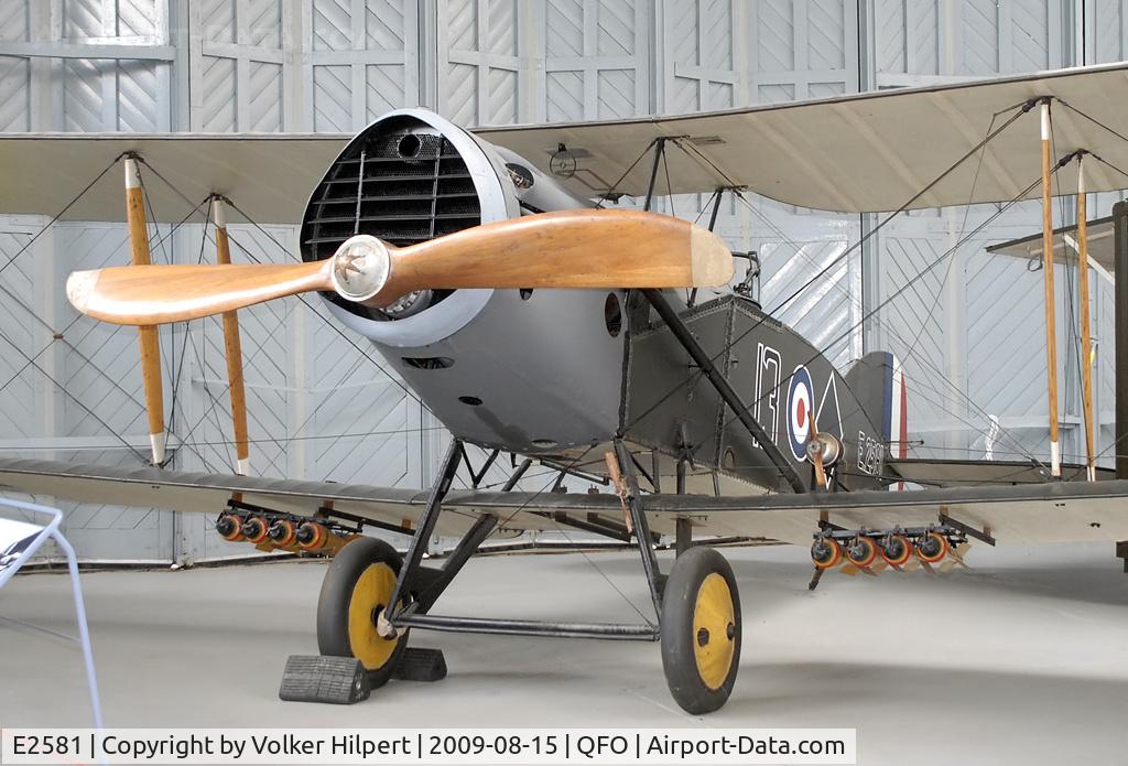 E2581, 1918 Bristol F.2B Fighter C/N 4184, F2B