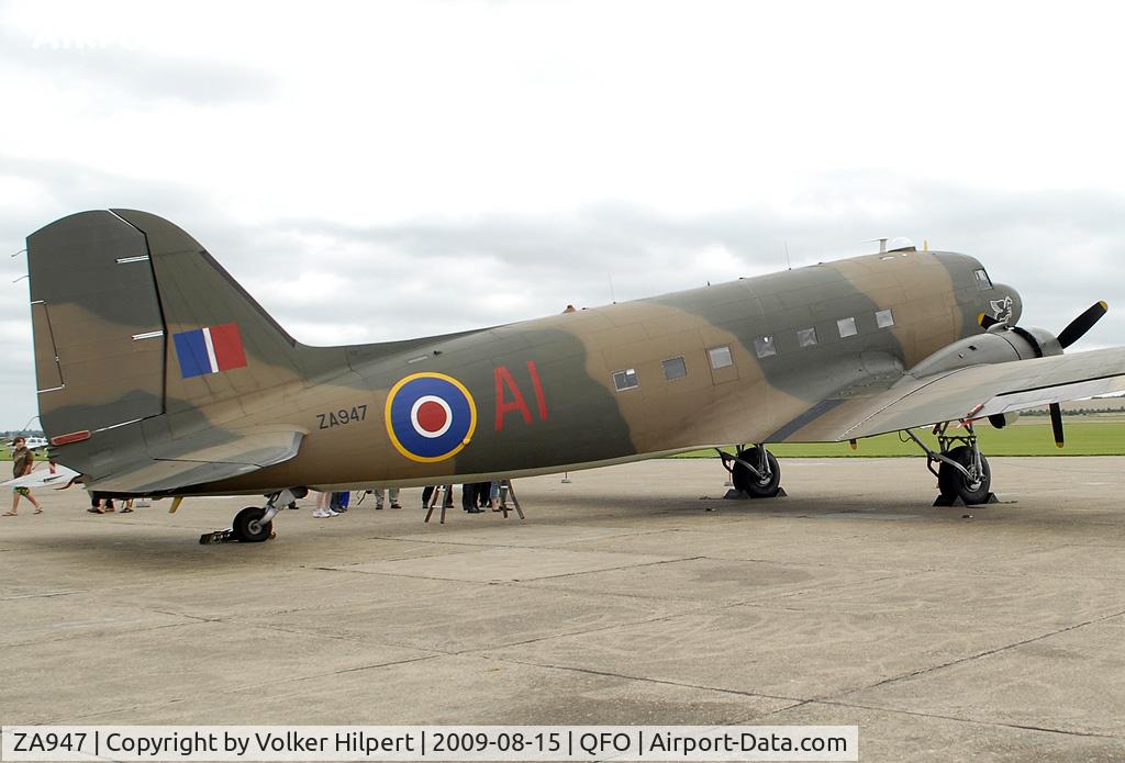 ZA947, 1943 Douglas C-47A-60-DL Dakota III C/N 10200, at Duxford