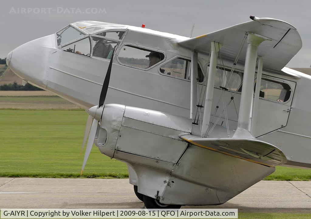 G-AIYR, 1943 De Havilland DH-89A Dominie/Dragon Rapide C/N 6676, HG691 built in November 1943 at Loughborough by Brush Coachworks a subcontractor to de Havilland
