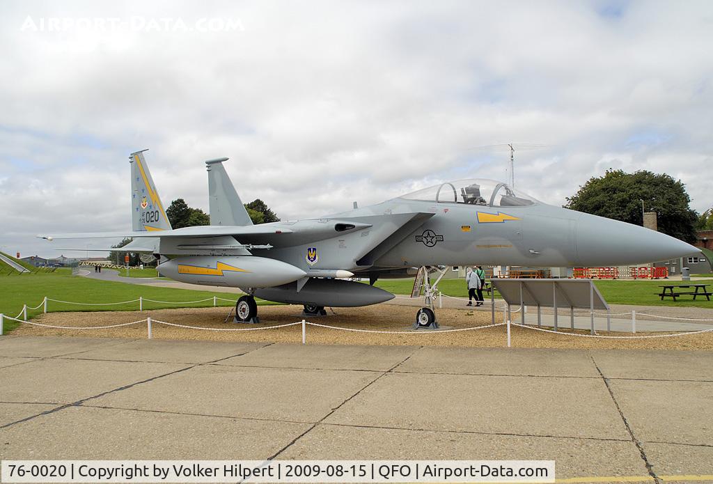 76-0020, 1976 McDonnell Douglas F-15A Eagle C/N 0199/A172, at Duxford