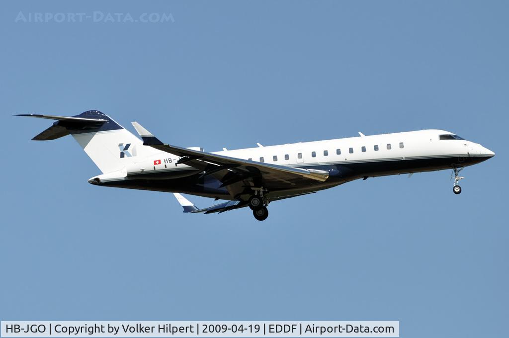 HB-JGO, 1997 Bombardier BD-700-1A10 Global Express C/N 9004, at Fra