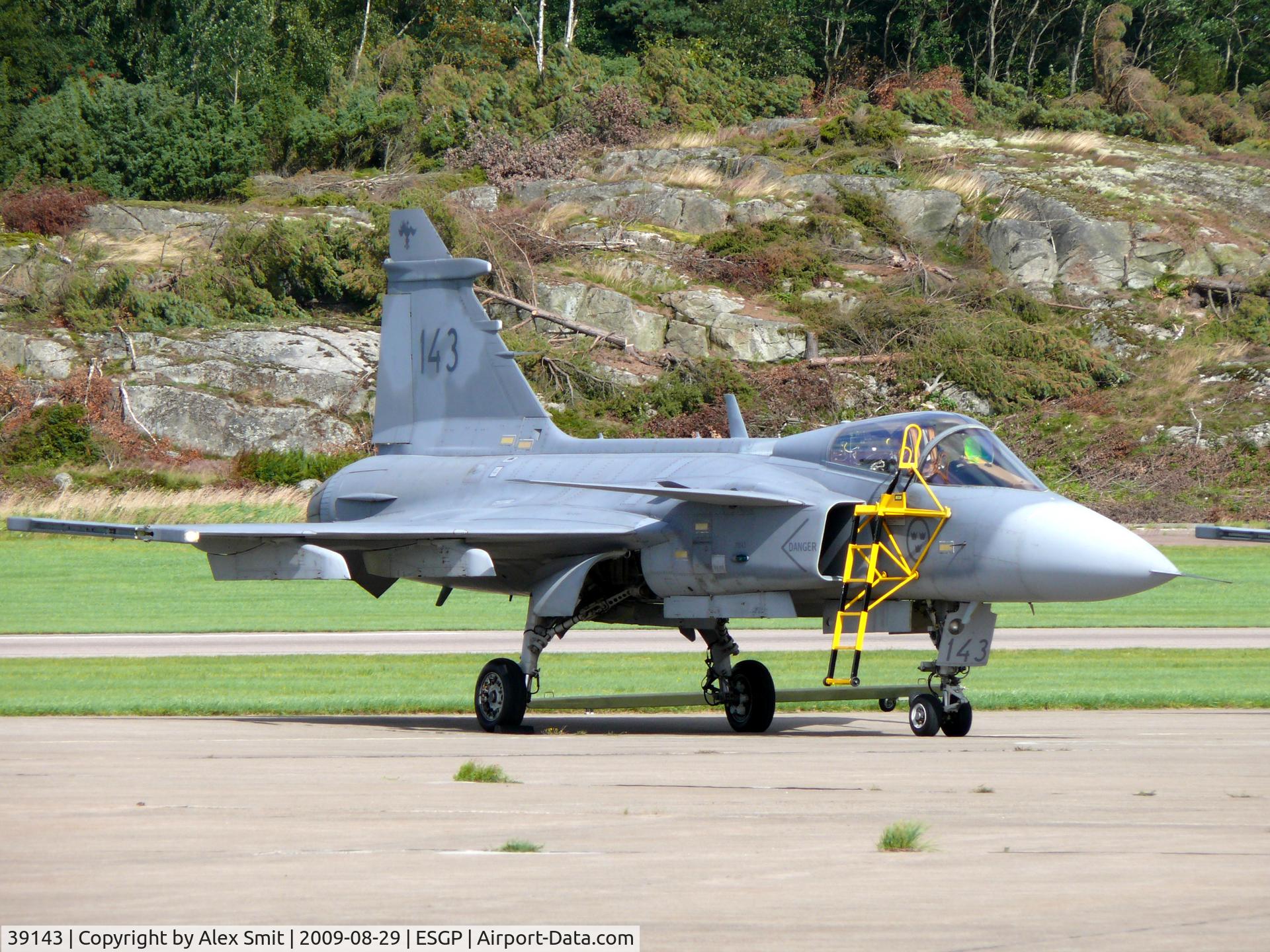 39143, Saab JAS-39A Gripen C/N 39143, SAAB J39A Gripen 39143/143 Swedish Air Force