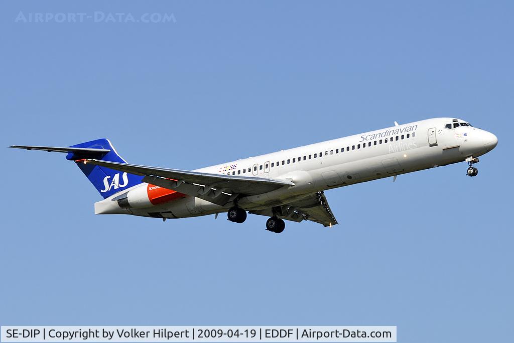 SE-DIP, 1991 McDonnell Douglas MD-87 (DC-9-87) C/N 53010, SAS