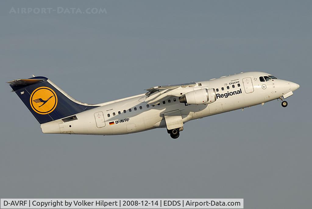 D-AVRF, 1995 British Aerospace Avro 146-RJ85 C/N E.2269, Lufthansa Regional