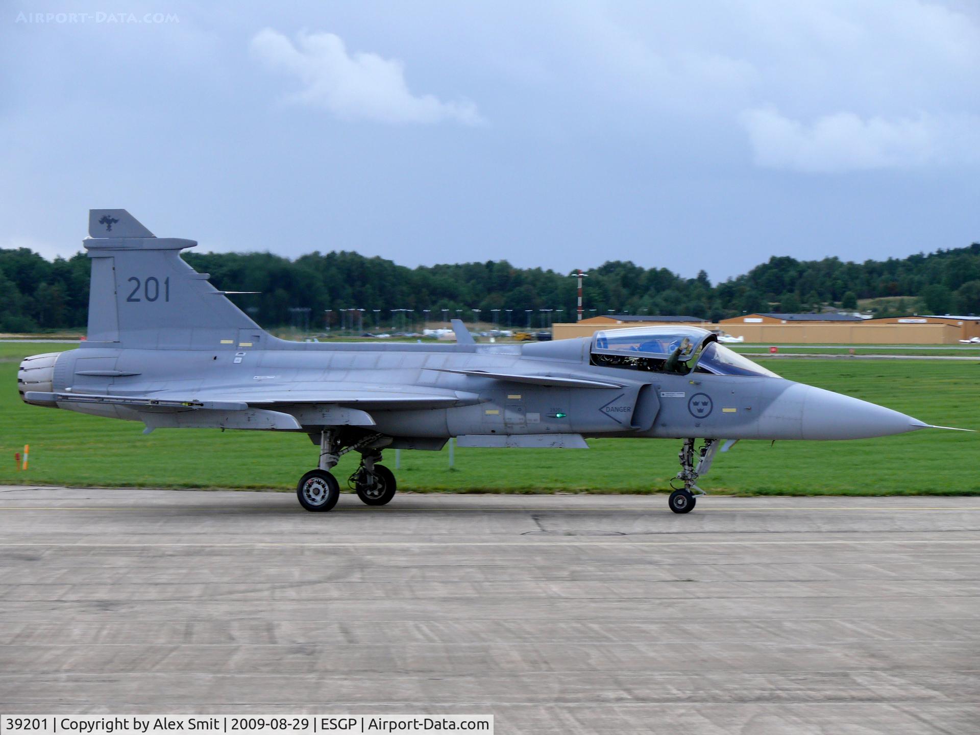 39201, Saab JAS-39A Gripen C/N 39201, SAAB J39A Gripen 39201/201 Swedish Air Force