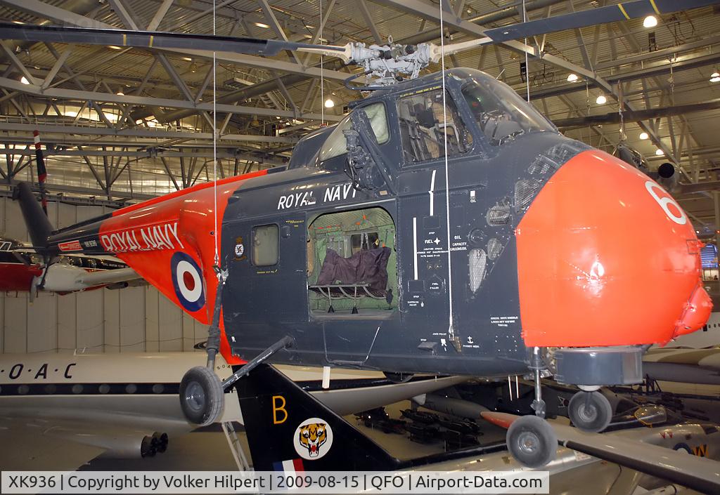 XK936, 1957 Westland Whirlwind HAS.7 C/N WA163, at Duxford