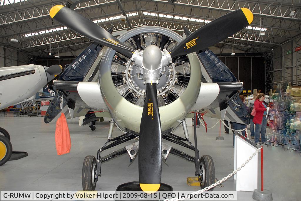 G-RUMW, 1944 General Motors (Grumman) FM-2 Wildcat C/N 5765, at Duxford