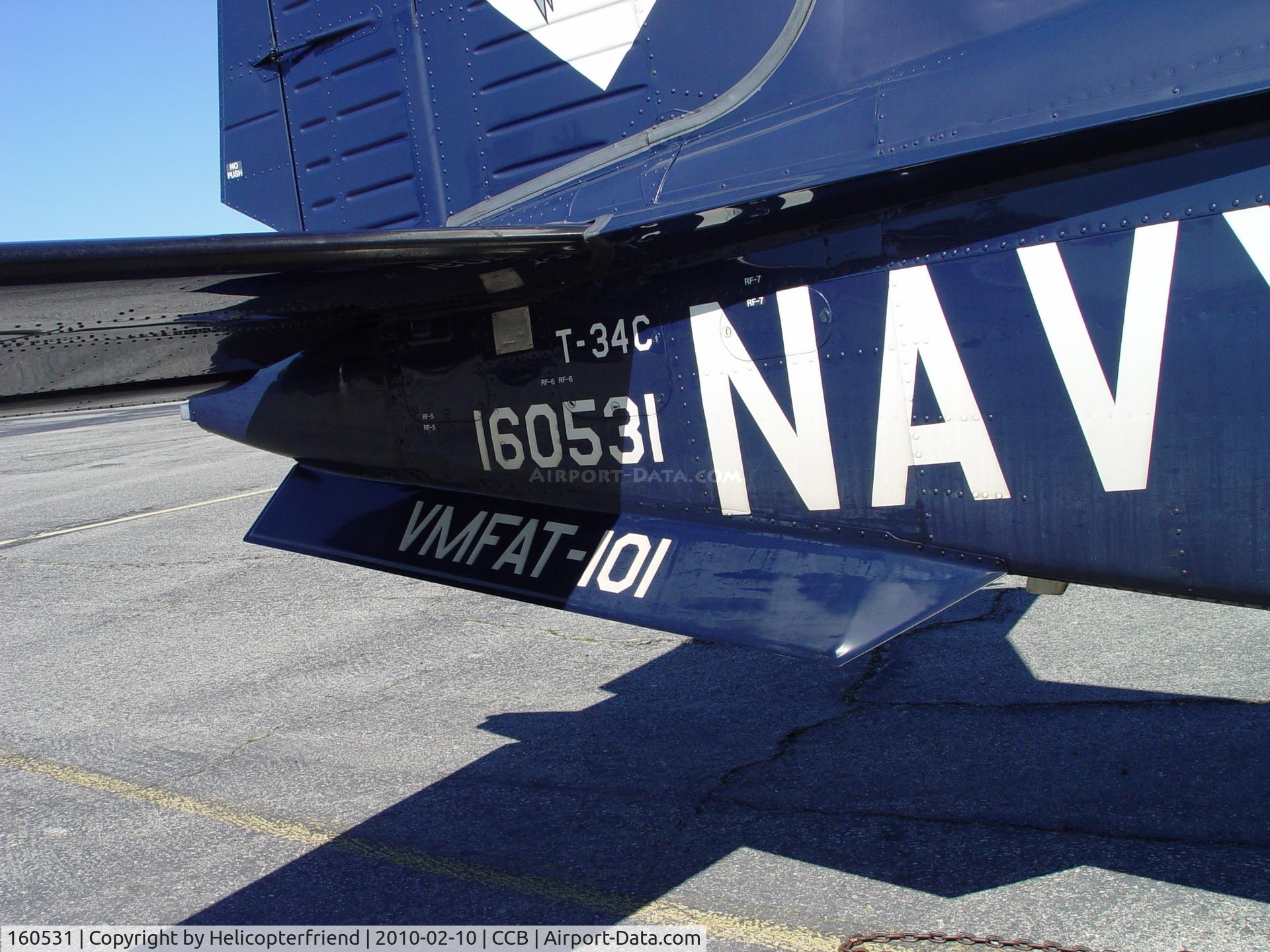 160531, Beech T-34C Turbo Mentor C/N GL-88, Squadron currently assigned to