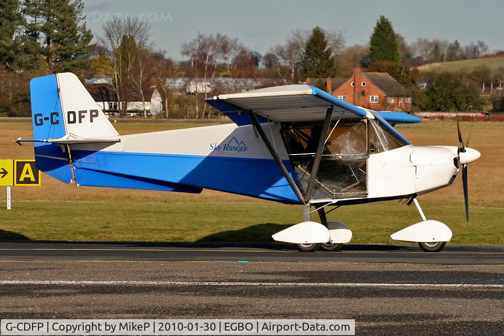 G-CDFP, 2004 Best Off Skyranger 912(1) C/N BMAA/HB/431, Heading for departure after attending Icicle 2010.