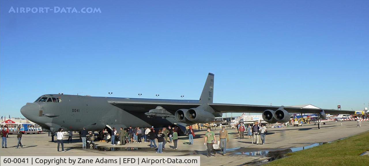 60-0041, 1960 Boeing B-52H Stratofortress C/N 464406, At the 2009 Wings Over Houston Airshow