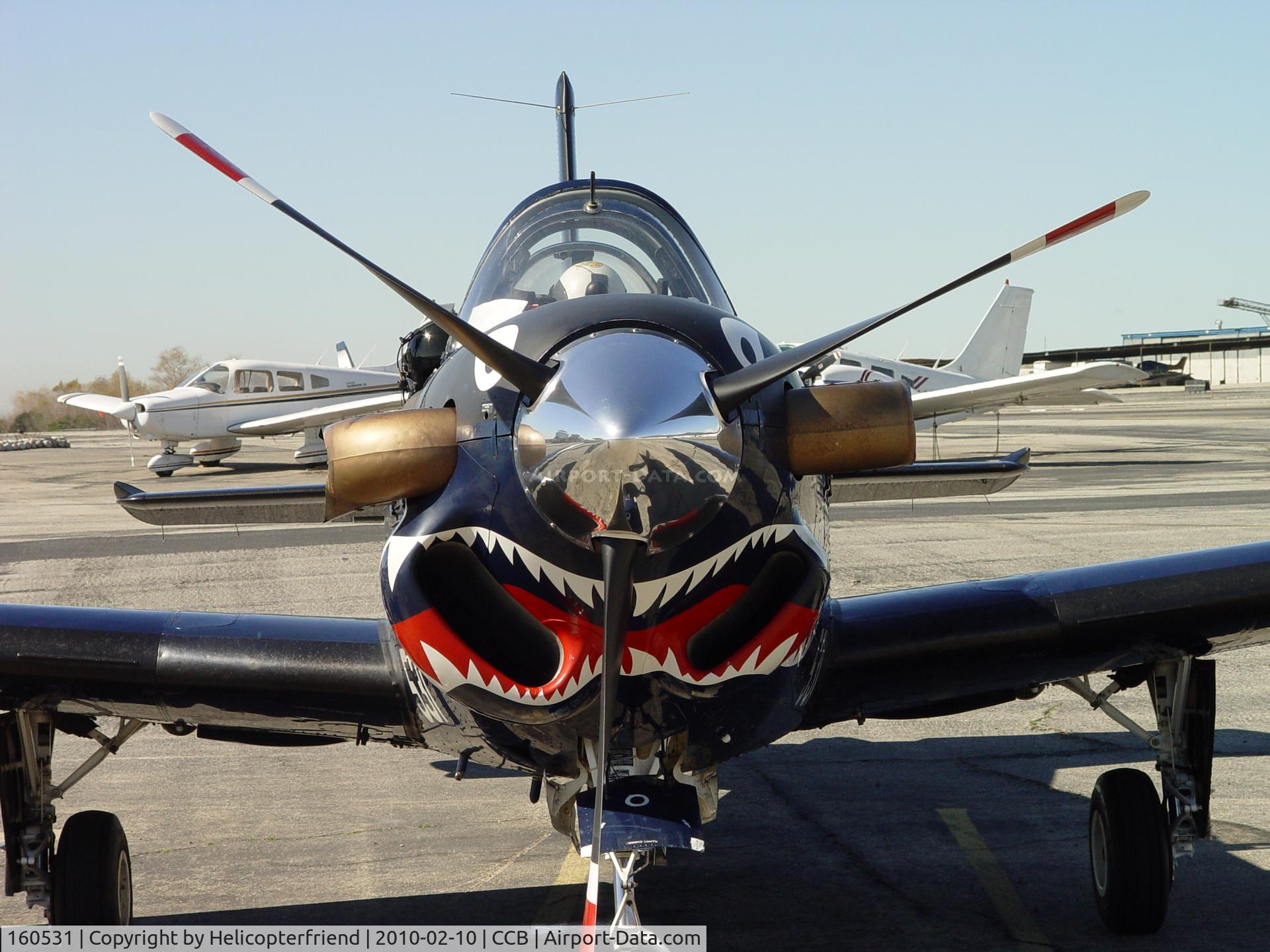 160531, Beech T-34C Turbo Mentor C/N GL-88, Sharpshooter 531 looking at you
