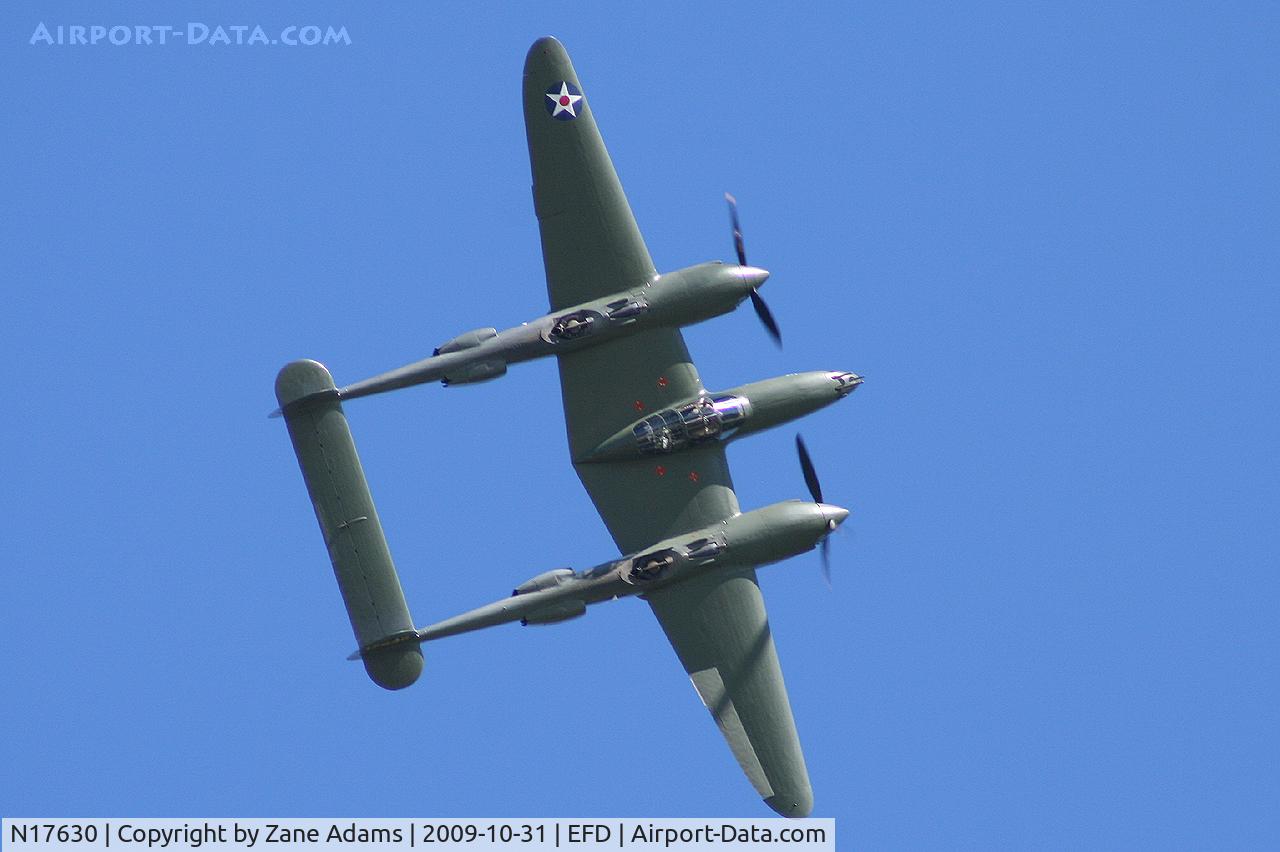 N17630, 1941 Lockheed P-38F C/N 41-7630 (222-5757), At the 2009 Wings Over Houston Airshow