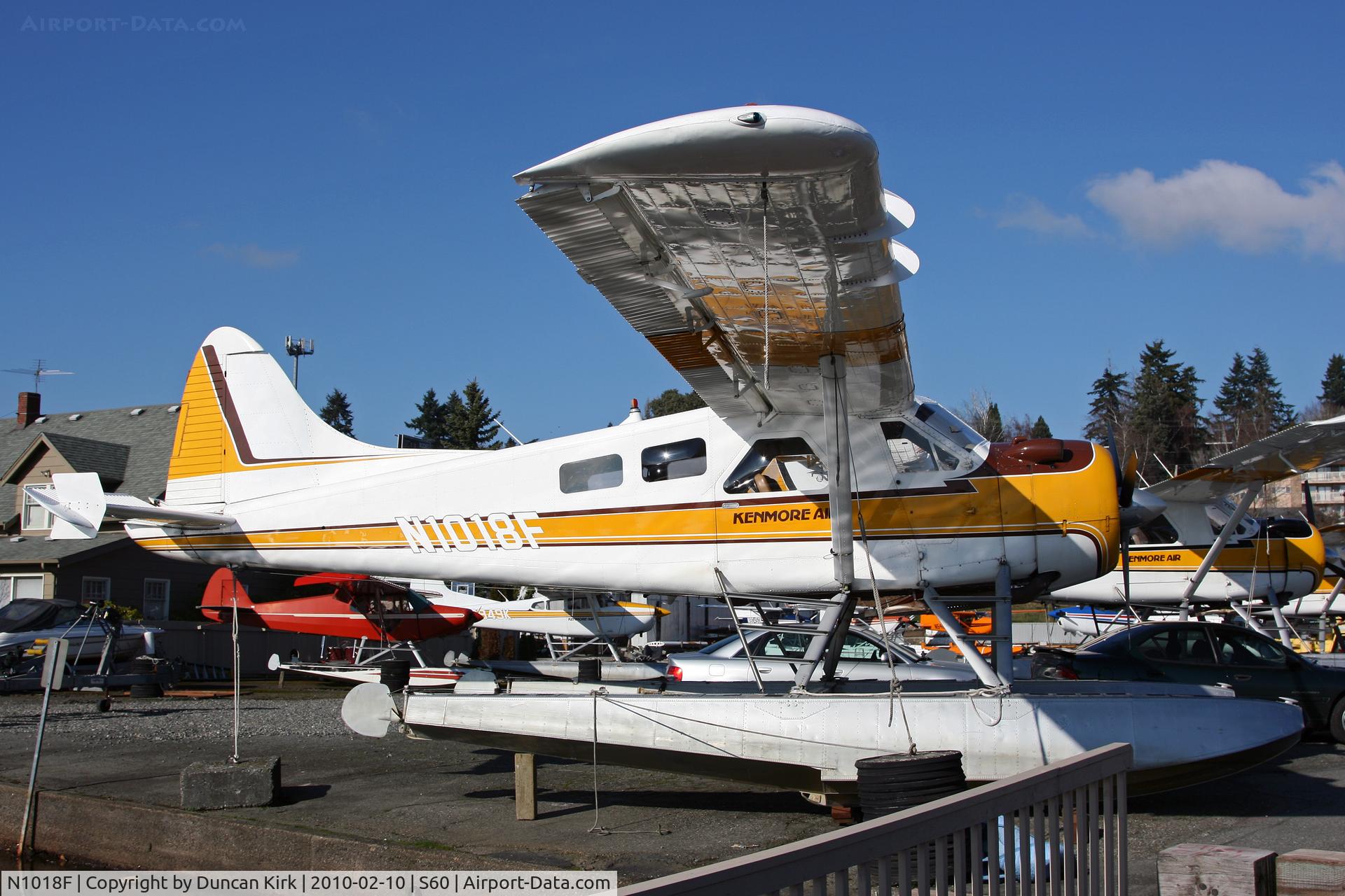 N1018F, 1954 De Havilland Canada U-6A Beaver C/N 710, Slow times for Kenmore Air