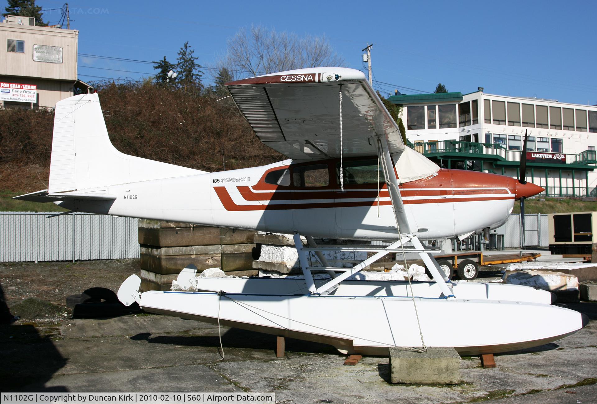 N1102G, 1977 Cessna A185F Skywagon 185 C/N 18503521, Winter storage