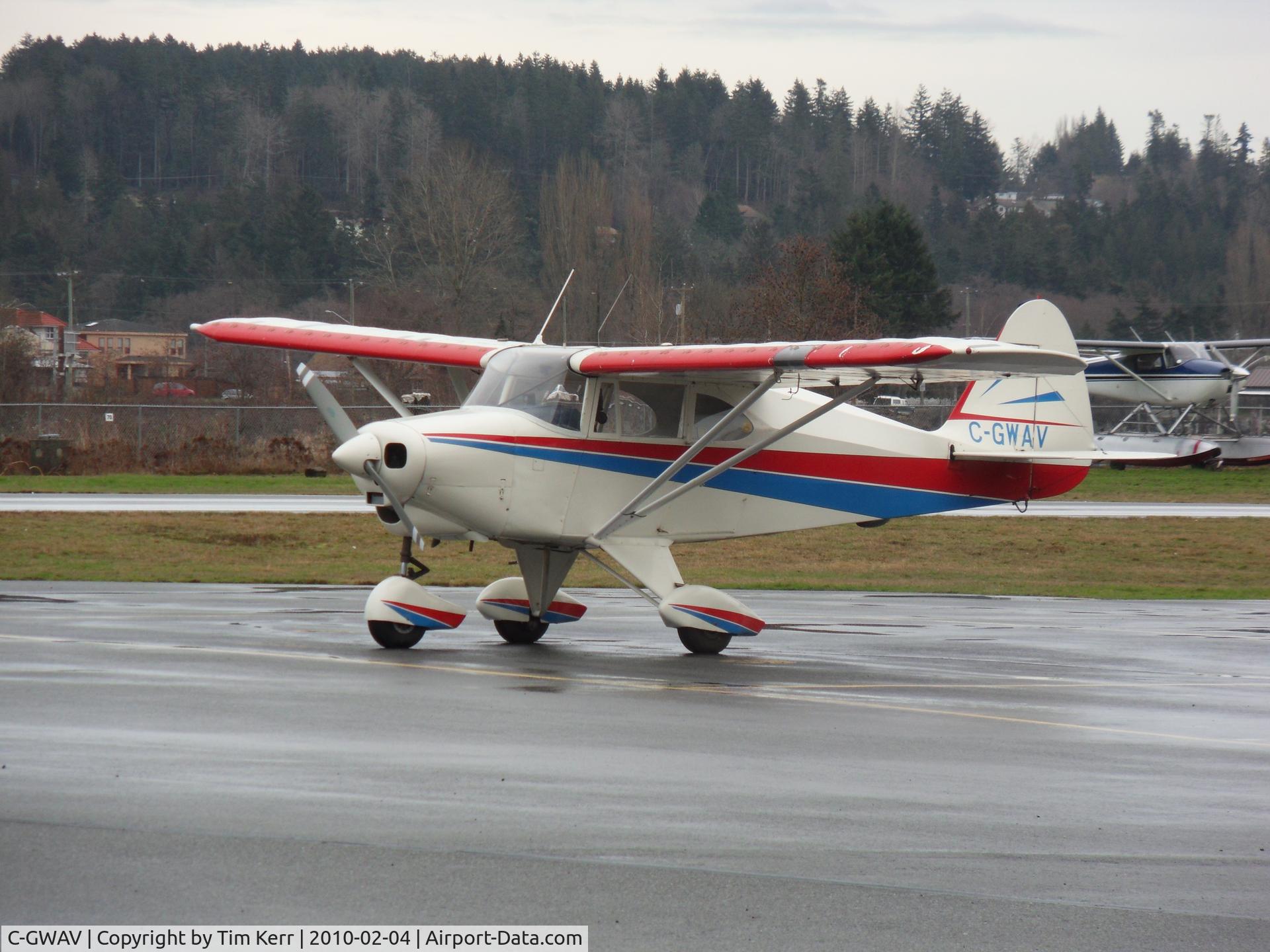 C-GWAV, 1953 Piper PA-22-135 Tri-Pacer C/N 22-1787, 53 piper tri pacer at Courtenay Air Park