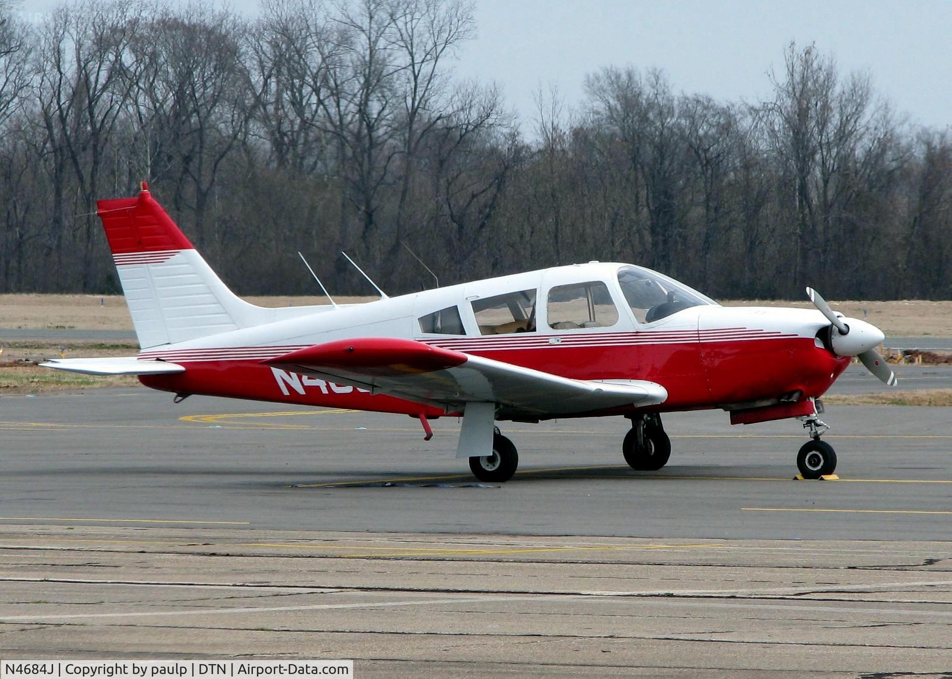 N4684J, 1968 Piper PA-28R-180 Cherokee Arrow C/N 28R-30585, At Downtown Shreveport.