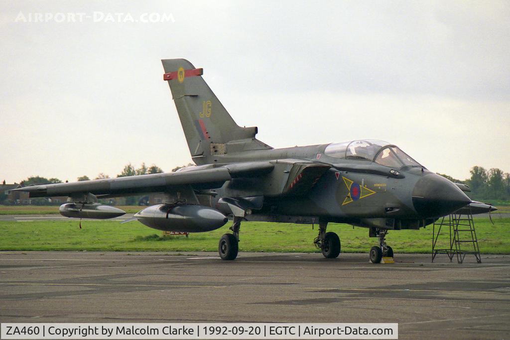 ZA460, 1983 Panavia Tornado GR.1 C/N 266/BS090/3126, Panavia Tornado GR1 at Cranfield's Dreamflight Air Show in 1992.