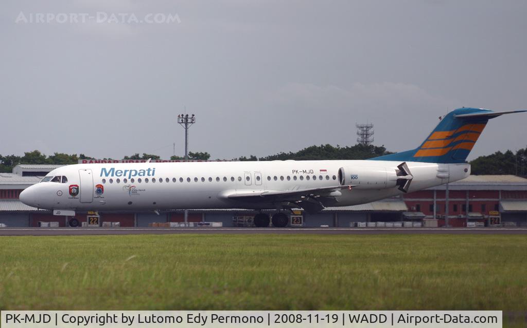PK-MJD, 1993 Fokker 100 (F-28-0100) C/N 11474, Merpati Nusantara