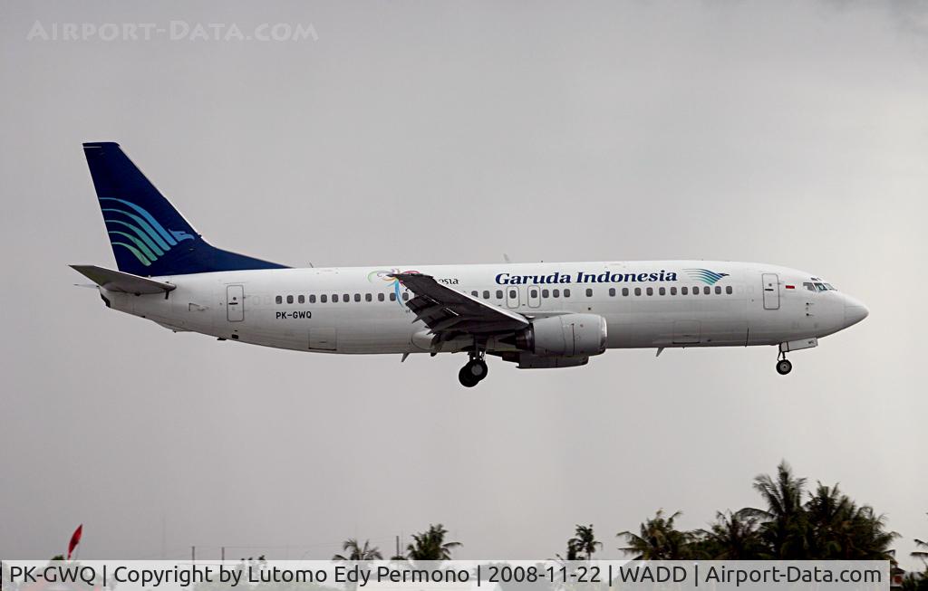 PK-GWQ, Boeing 737-4U3 C/N 25719, Garuda Indonesia