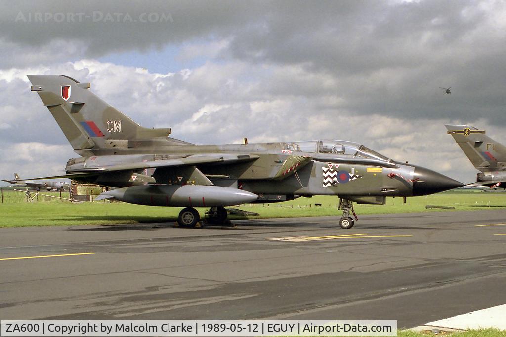 ZA600, 1982 Panavia Tornado GR.1 C/N 122/BS039/2123, Panavia Tornado GR1 From RAF No 17 Sqn, Bruggen, photographed at RAF Wytons Photocall to celebrate 40 years of the Canberra in service.
