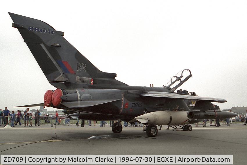 ZD709, 1984 Panavia Tornado GR.1 C/N 324/BS113/3150, Panavia Tornado GR1. From RAF No 14 Sqn, Bruggen at RAF Leeming's Air Fair 94.
