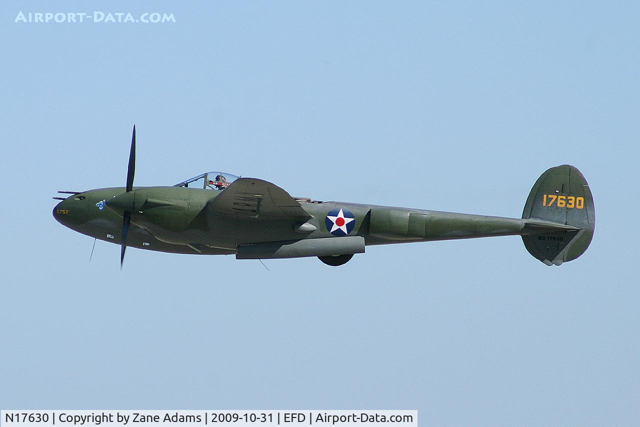 N17630, 1941 Lockheed P-38F C/N 41-7630 (222-5757), At the 2009 Wings Over Houston Airshow