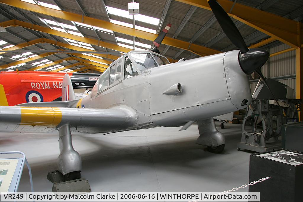 VR249, Percival P-40 Prentice T1 C/N Not found VR249, Percival P-40 Prentice T1 at At Newark Air Museum, Winthorpe in 2006.