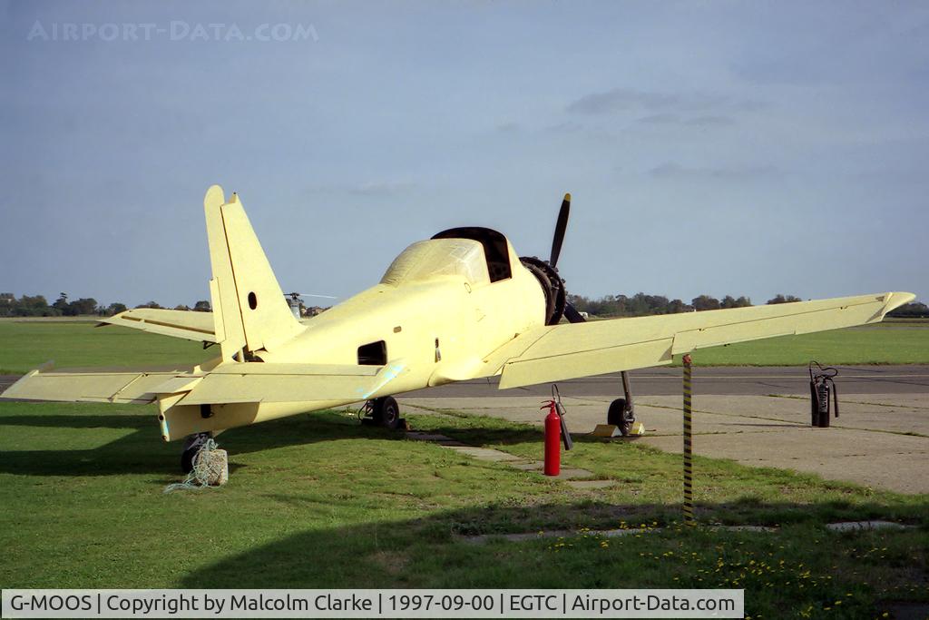 G-MOOS, 1955 Percival P-56 Provost T.1 C/N PAC/F/335, Percival P-56 Provost T1 at Cranfield in 1997.
