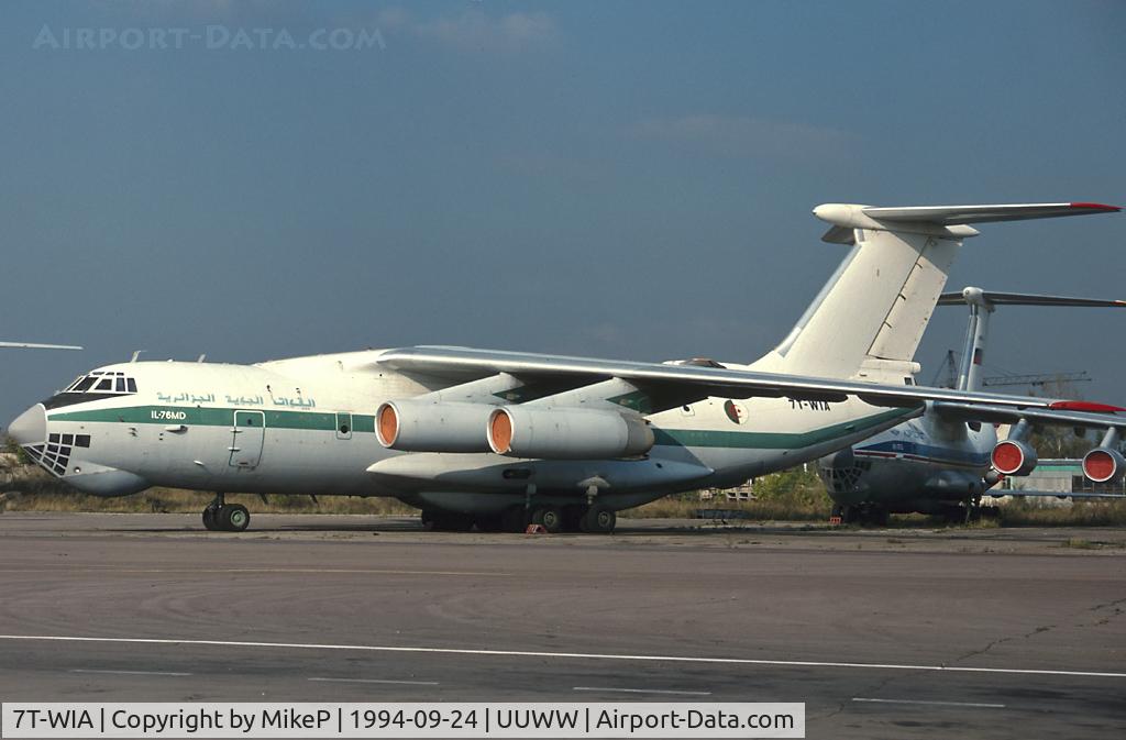 7T-WIA, 1989 Ilyushin Il-76MD C/N 0083489674, Parked outside the rework facility.