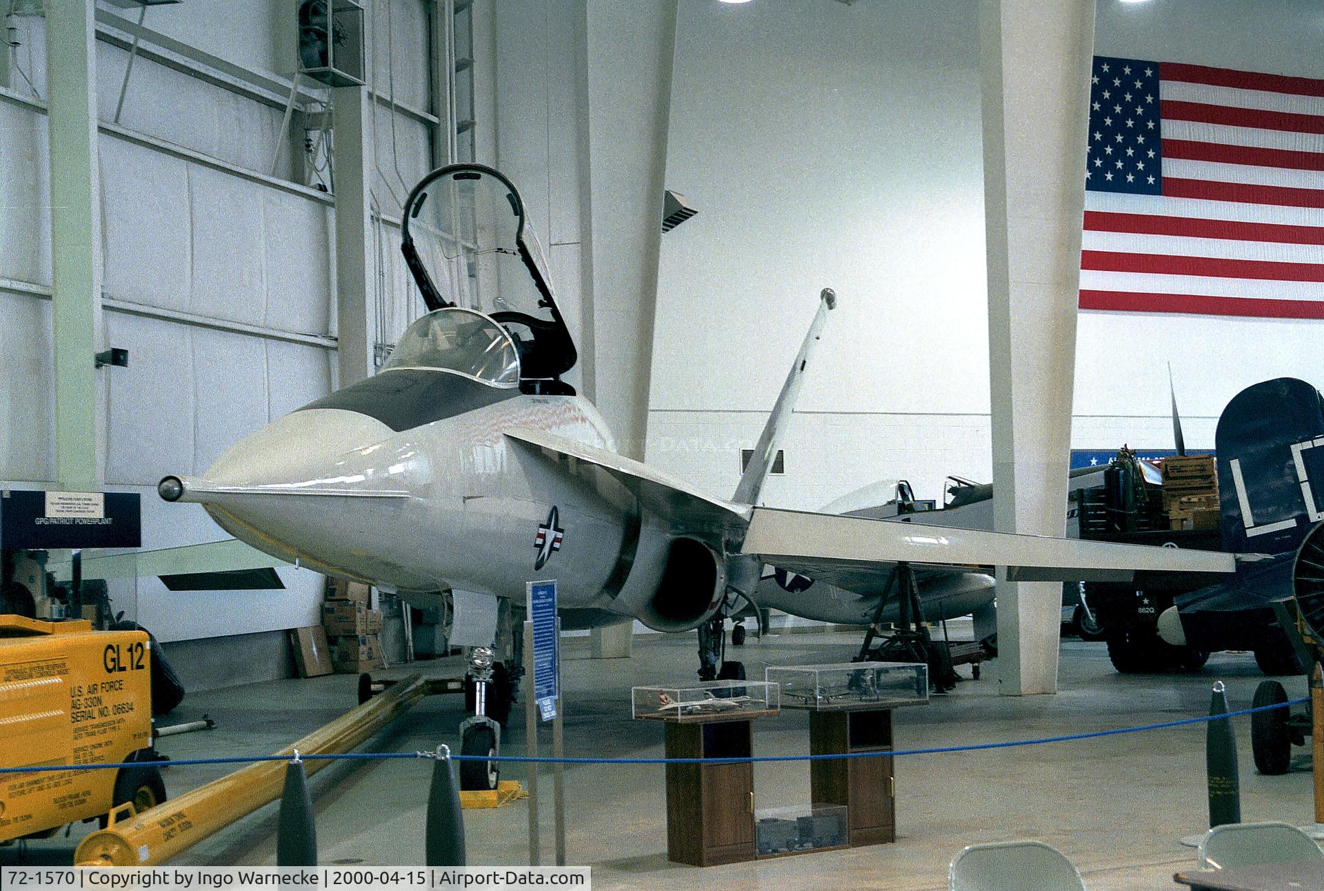 72-1570, 1973 Northrop YF-17A Cobra C/N C0002, Northrop YF-17A Cobra at the Battleship Memorial Park, Mobile AL