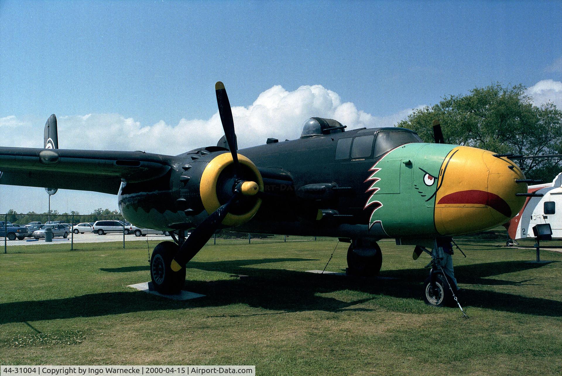44-31004, 1944 North American TB-25N Mitchell C/N 108-34279, North American TB-25N Mitchell at the Battleship Memorial Park, Mobile AL