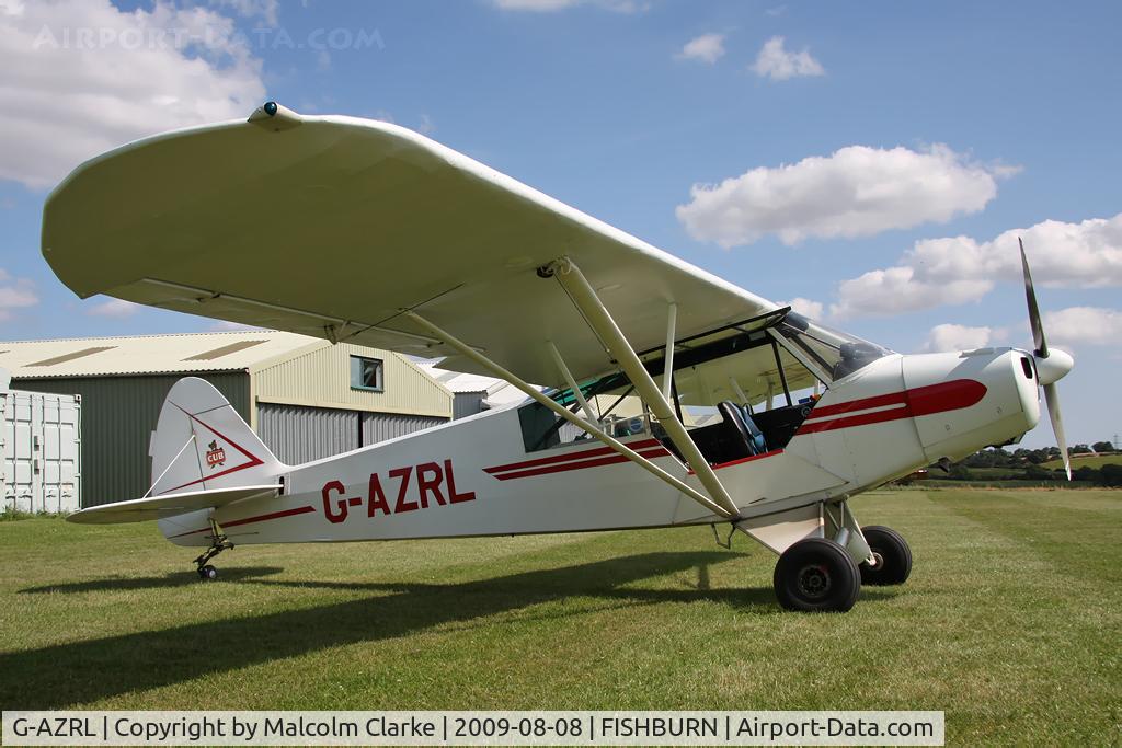 G-AZRL, 1951 Piper L-18C Super Cub (PA-18-95) C/N 18-1331, Piper L-18C Super Cub at Fishburn Airfield in 2009.