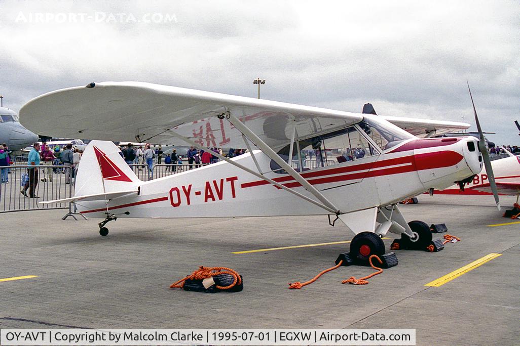 OY-AVT, 1953 Piper PA-18-95 Super Cub Super Cub C/N 18-3202, Piper PA-18-95 Super Cub at RAF Waddington's Air Show in 1995.