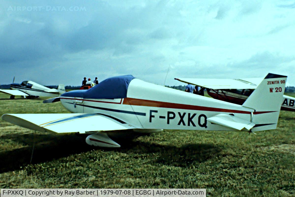 F-PXKQ, Heintz Zenith 90LR C/N 20, Seen at PFA Fly In Leicester in 1979 .Image from a slide.