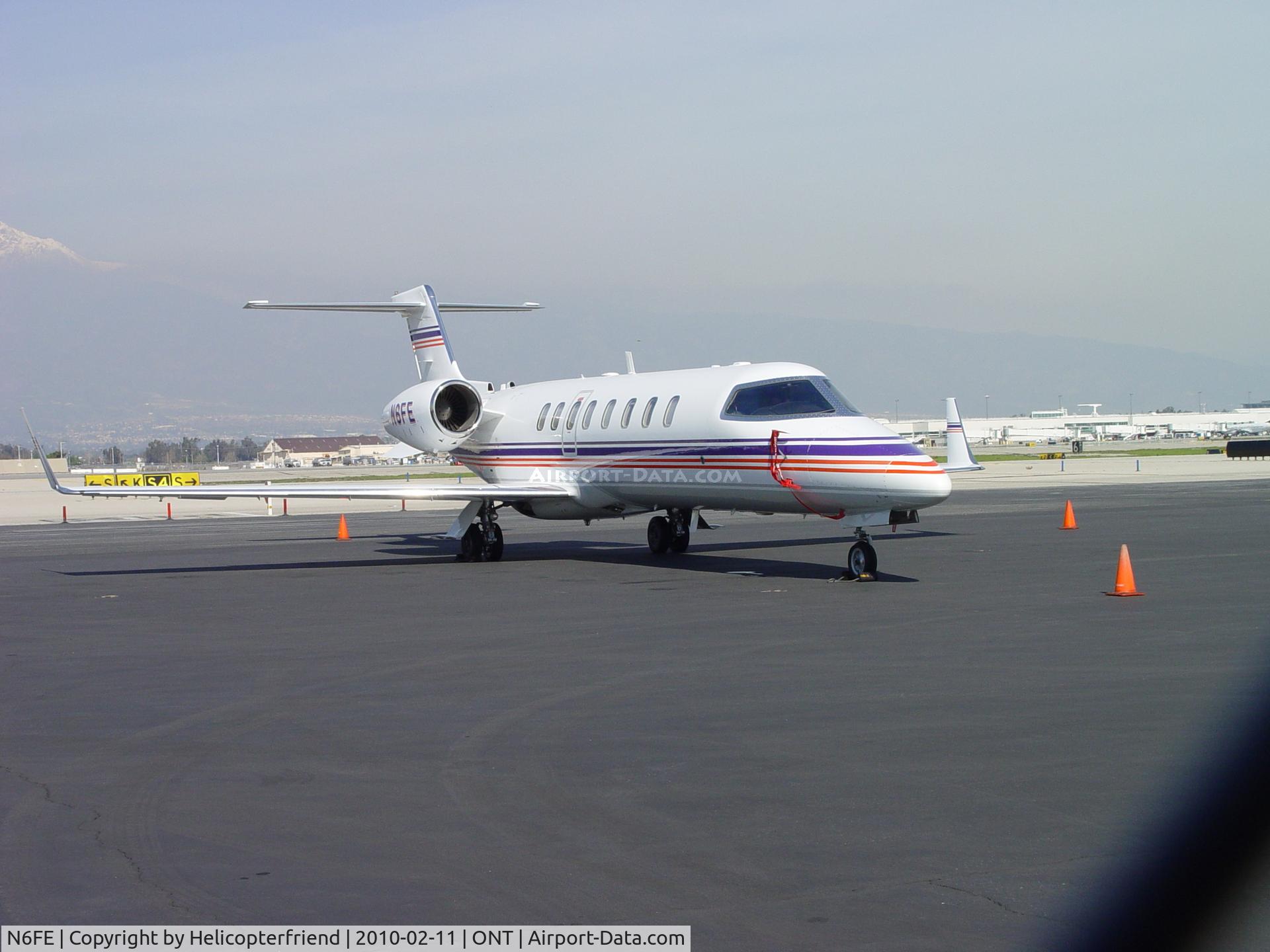 N6FE, 2000 Learjet Inc 45 C/N 50, Parked at ONT, southside