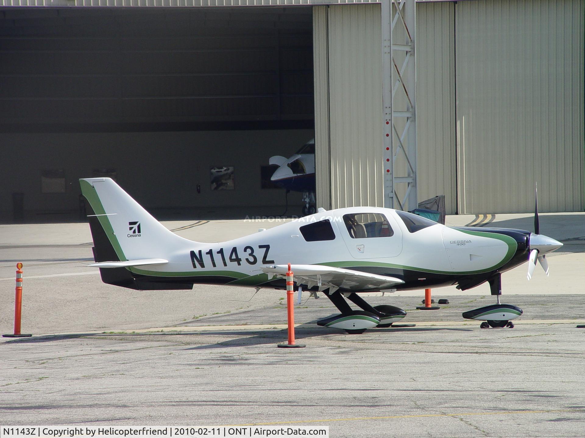 N1143Z, 2008 Cessna LC41-550FG C/N 411107, Parked at Ontario, southside