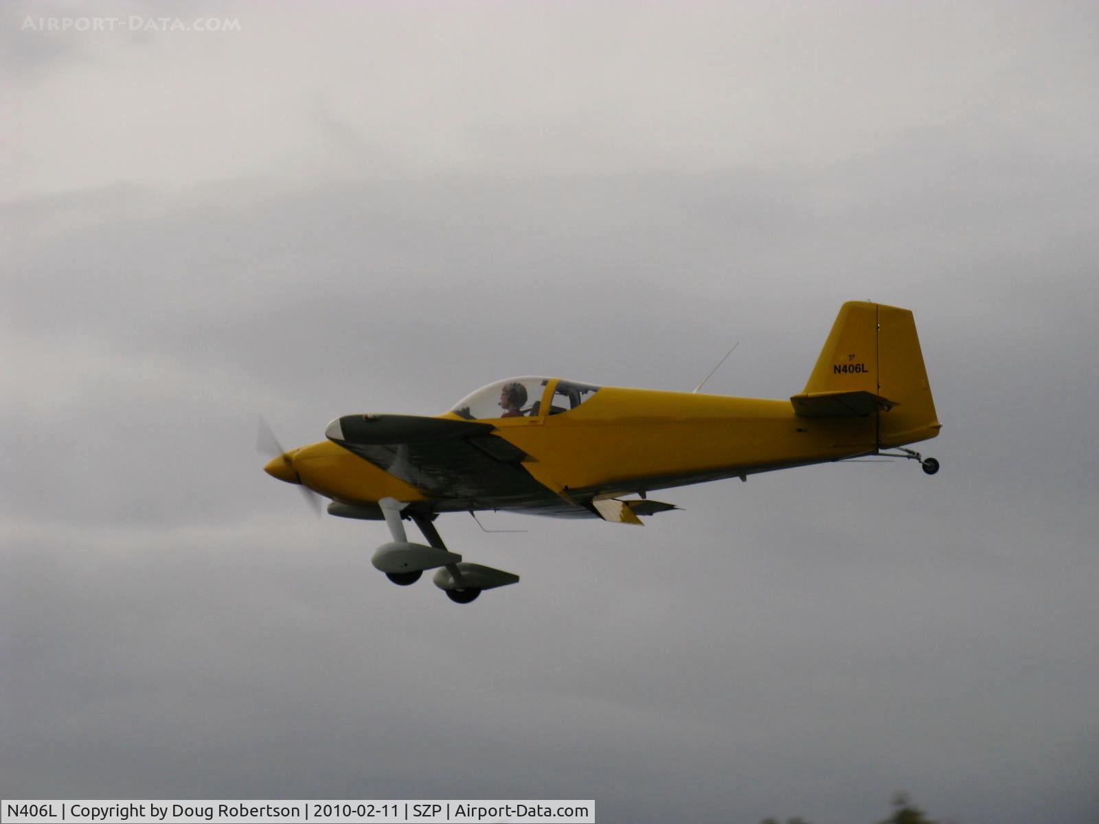 N406L, 2008 Vans RV-6 C/N 936, Provo PROVO 6, Lycoming O-320 160 Hp, on final Rwy 22
