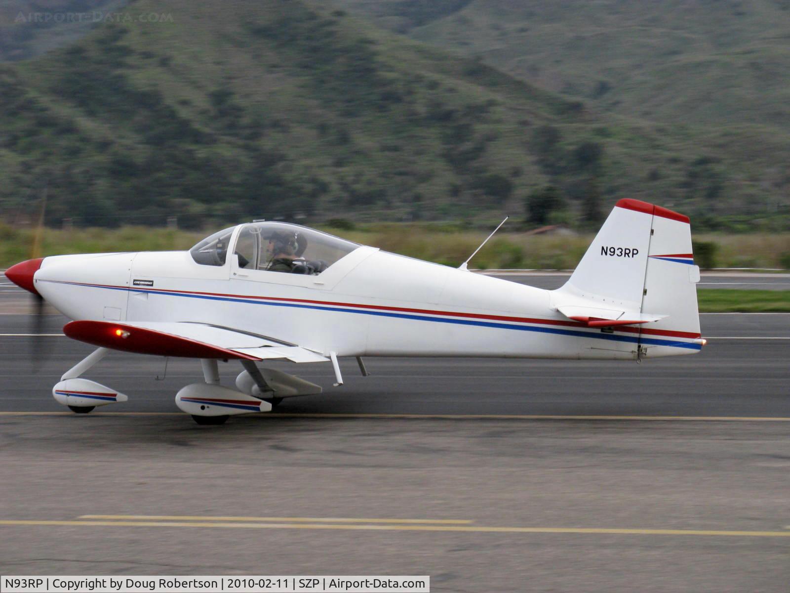 N93RP, Vans RV-6A C/N 21219, Powers VAN's RV-6A, taxi
