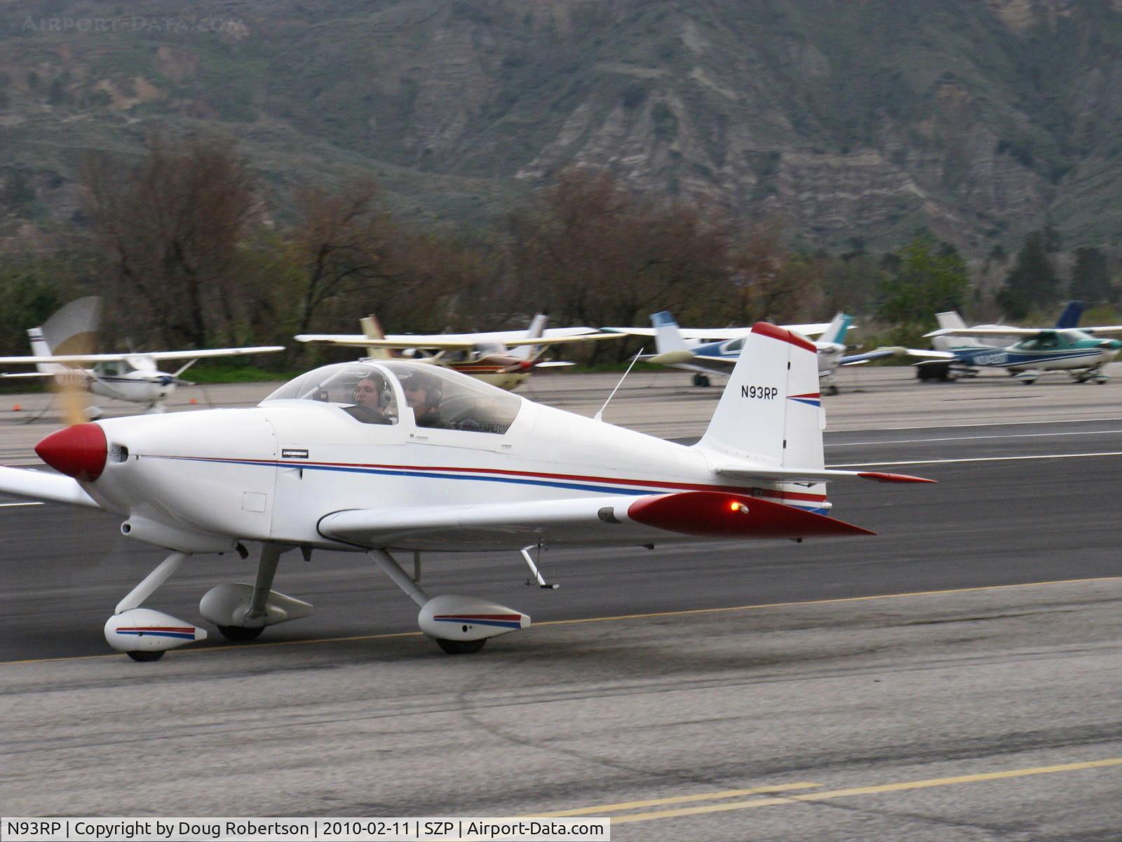 N93RP, Vans RV-6A C/N 21219, Powers VAN's RV-6A, taxi