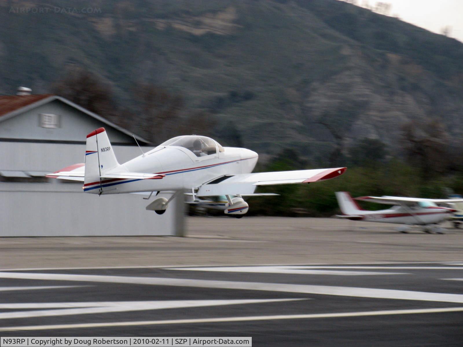 N93RP, Vans RV-6A C/N 21219, Powers VAN's RV-6A, on final Rwy 22