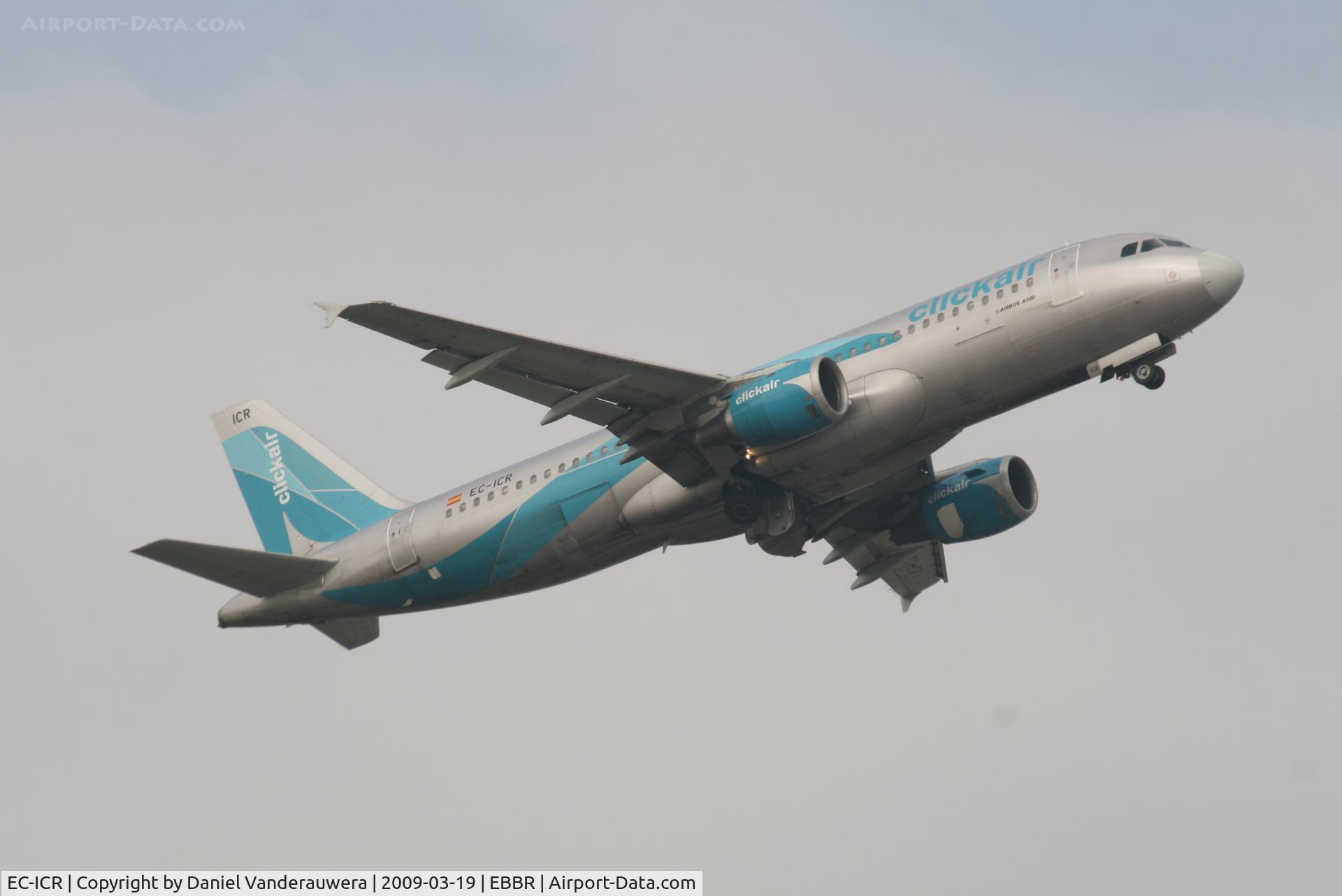 EC-ICR, 1991 Airbus A320-211 C/N 240, Flight XG1339 is taking off from RWY 07R