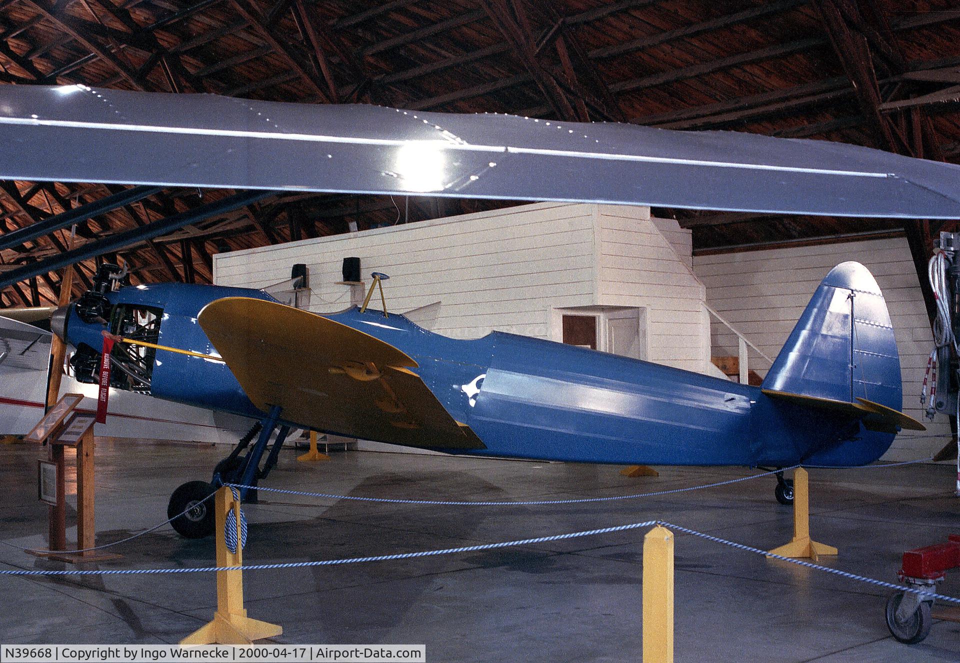 N39668, Howard Aircraft DGA-18K C/N 668, Howard DGA-18K at the Arkansas Air Museum, Fayetteville AR