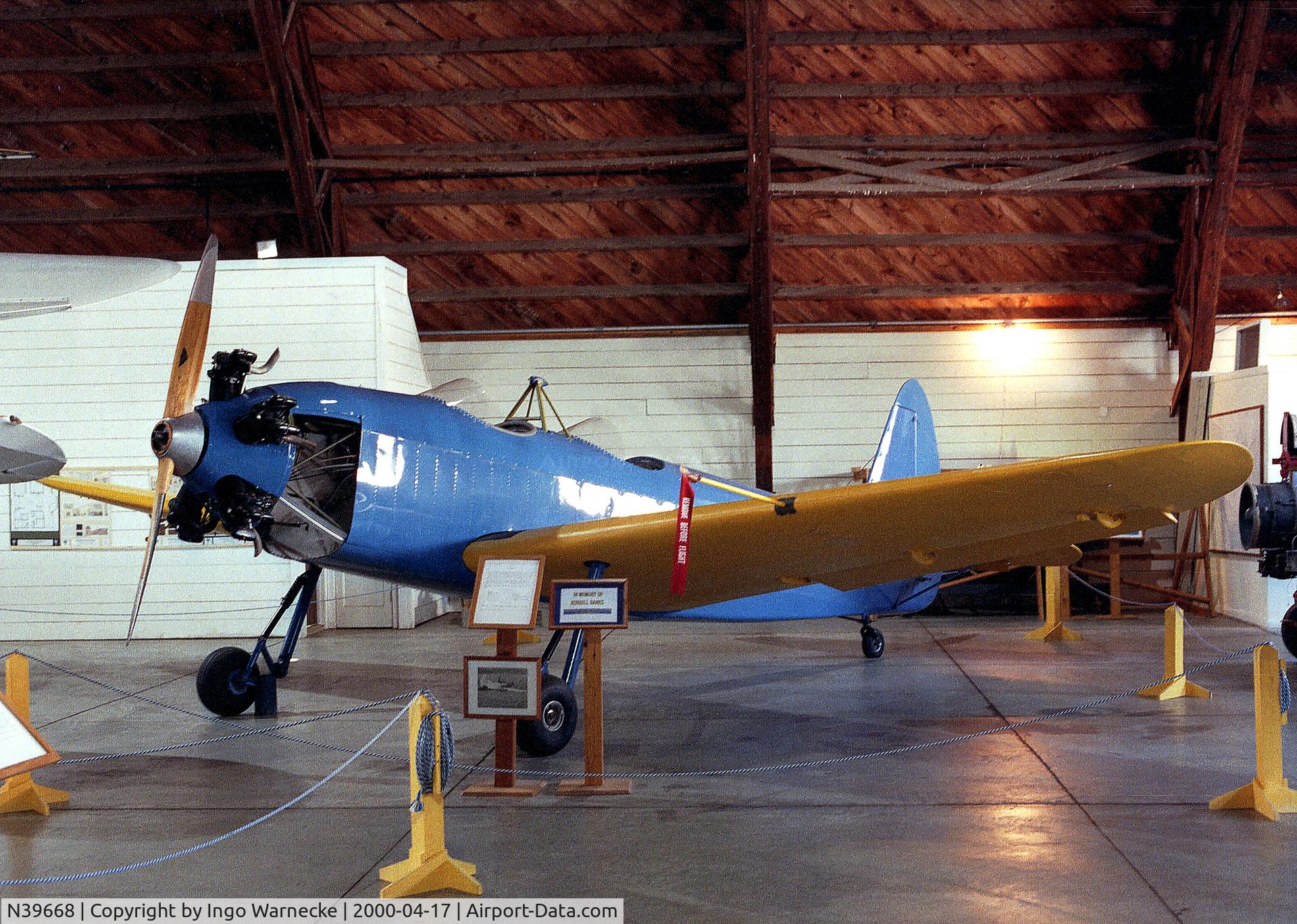 N39668, Howard Aircraft DGA-18K C/N 668, Howard DGA-18K at the Arkansas Air Museum, Fayetteville AR