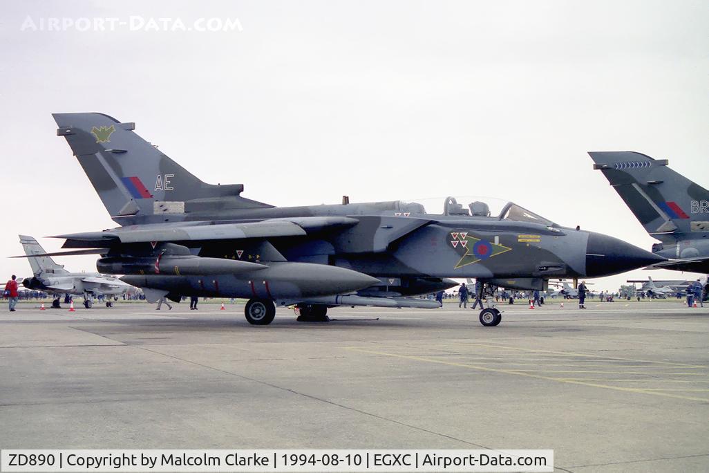 ZD890, 1985 Panavia Tornado GR.1 C/N 452/BS150/3206, Panavia Tornado GR1 from RAF No 9 Sqn, Bruggen at RAF Coningsby's Photocall 94.