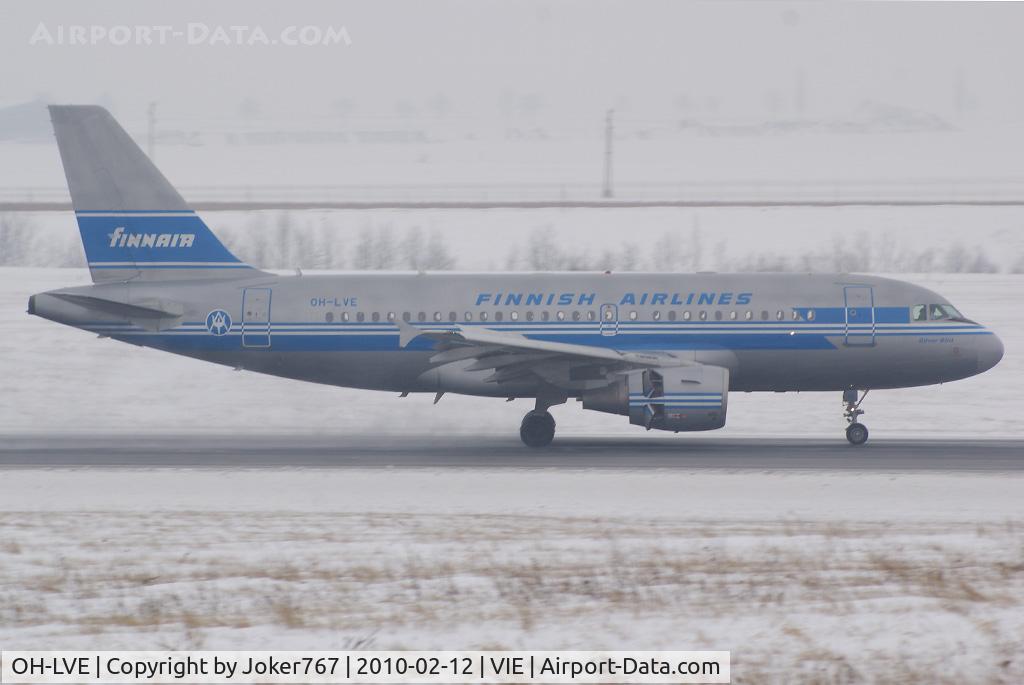OH-LVE, 2002 Airbus A319-112 C/N 1791, Finnair Airbus A319-112