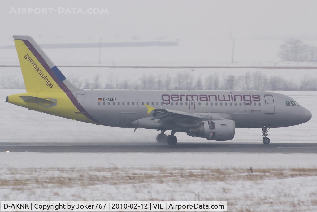 D-AKNK, 1999 Airbus A319-112 C/N 1077, Germanwings Airbus A319-112