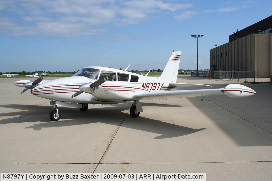 N8797Y, 1969 Piper PA-30 Twin Comanche C/N 30-1812, 97Y at Aurora Municipal