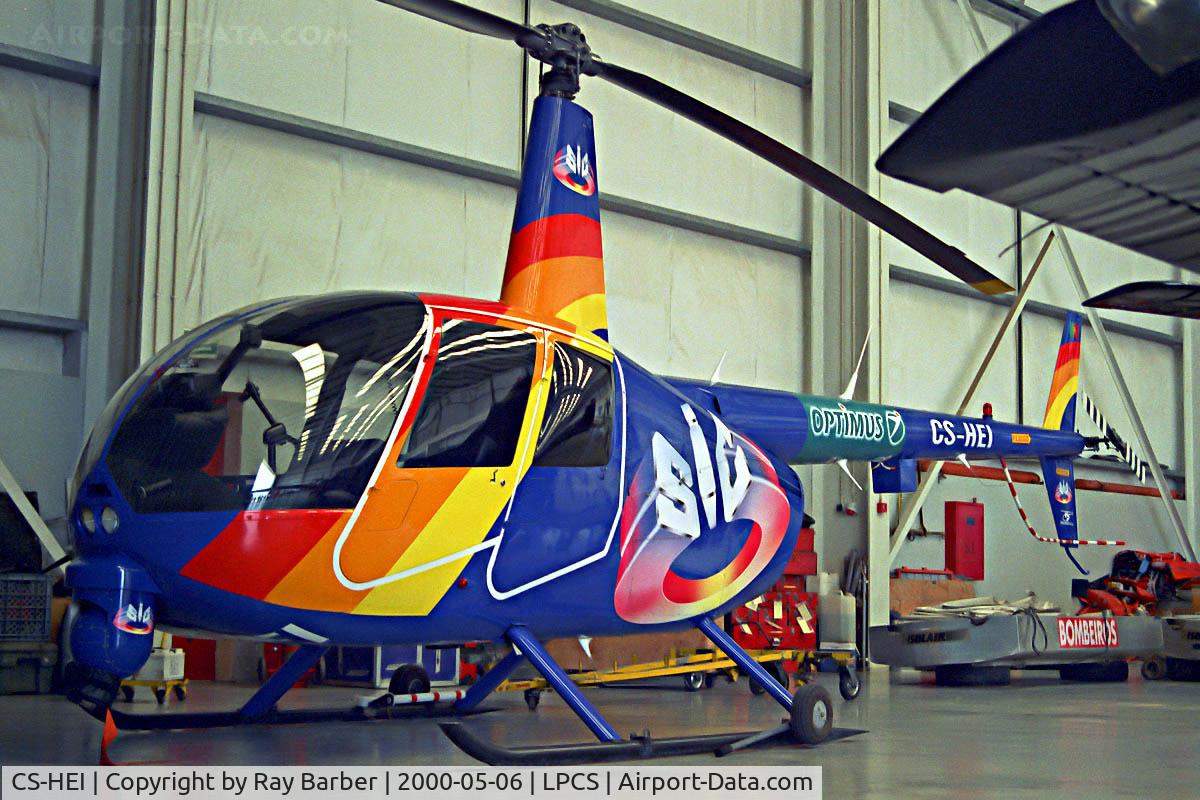 CS-HEI, 1998 Robinson R44 Astro C/N 0448, Robinson R-44 Astro [0448] Cascais~CS 06/05/2000. Seen based here at Cascais Portugal .