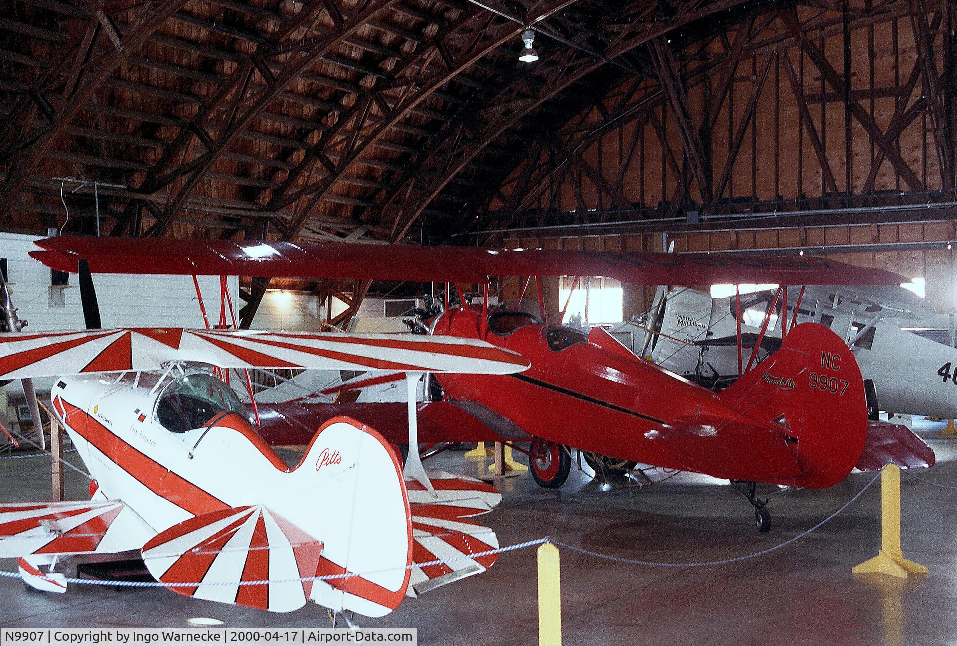 N9907, Curtiss-Wright Travel Air 4000 C/N 1117, Travel Air 4000 at the Arkansas Air Museum, Fayetteville AR