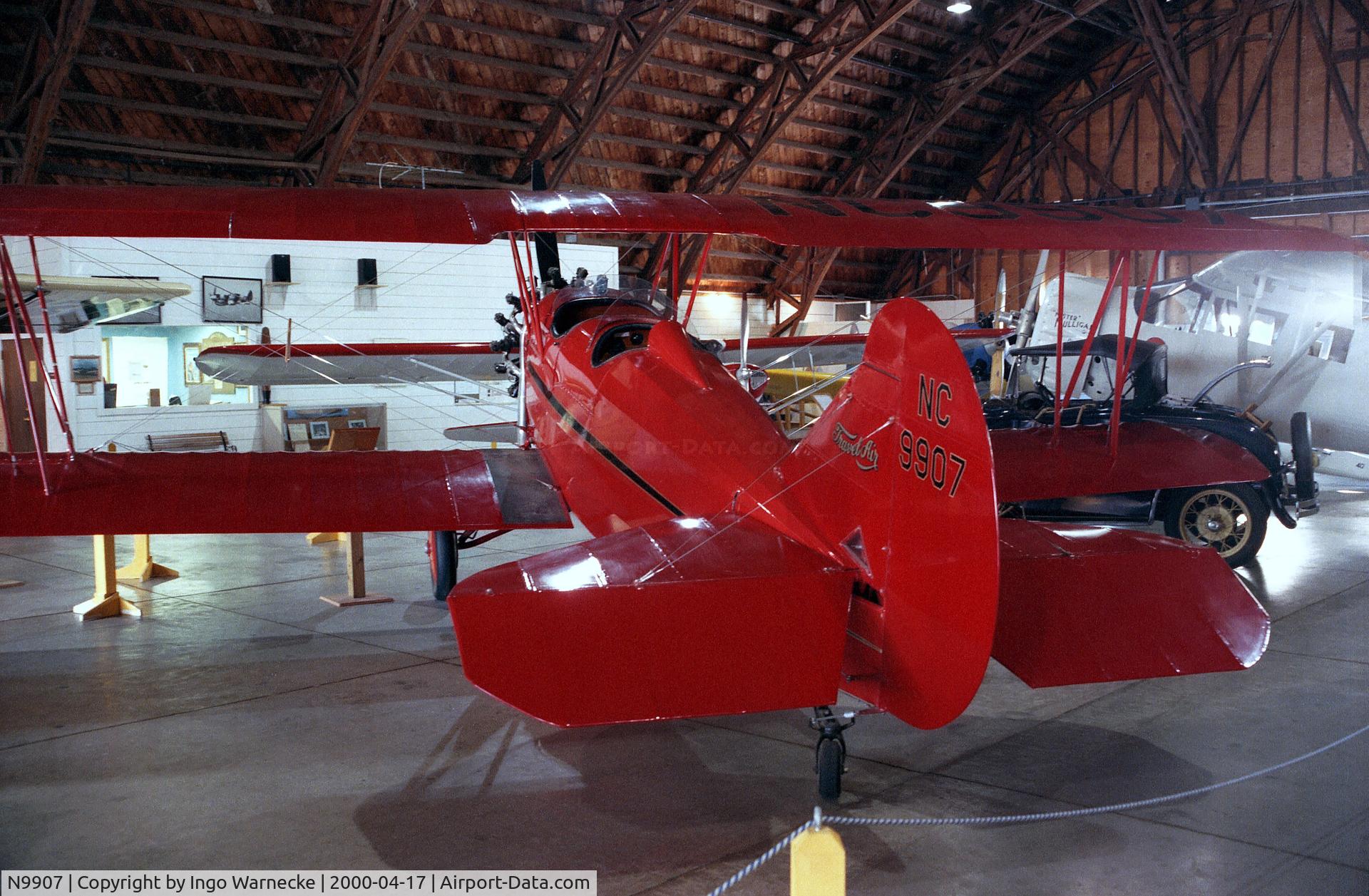 N9907, Curtiss-Wright Travel Air 4000 C/N 1117, Travel Air 4000 at the Arkansas Air Museum, Fayetteville AR
